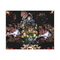 Anunnaki (Enlil) Gallery Wrapped Canvas