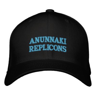 ANUNNAKI REPLICONS EMBROIDERED HATS by BURNINGFISHCLOTHING