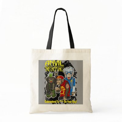 Anvil and the Chimpunks Canvas Bags by josherich