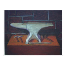Anvil and Tools Postcard