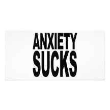 Anxiety Sucks Custom Photo Card