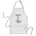 , Any one smell burning? aprons