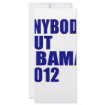 Anybody But Obama 2012 Custom Rack Card