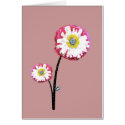 Anymore lonely poppy pink etsy garden bloom Card