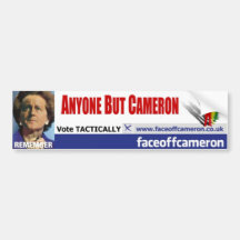 Anyone But Cameron Bumper Stickers