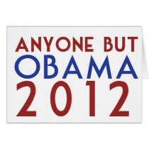 Anyone but Obama 2012 cards
