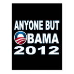 Anyone But Obama 2012 Postcard