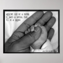 Anyone Can Be A Father Print