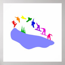 Anyone can Snowboard Poster