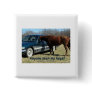Anyone seen my keys? Car and Horse Humour Pinback Button