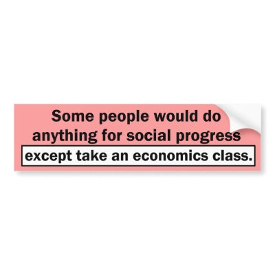 Anything For Social Progress Bumper Stickers by ThinkFreely