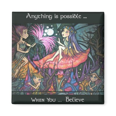 Anything is possible... refrigerator magnet by PJ_Masi_Illustration