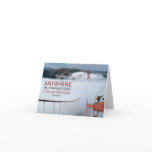 Anywhere is Paradise Inspirational Note Card