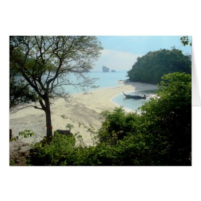 Ao Nang Beach - Thailand Card by CliffBreslow