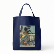 Aoi gaok waterfall, Katsushika Hokusai Bags