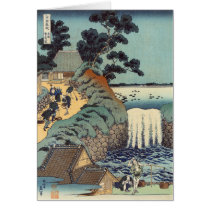 Aoi gaok waterfall, Katsushika Hokusai