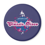 AOL Radio Classic Disco Fridge Magnet