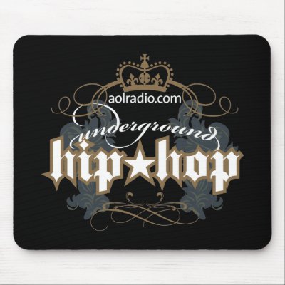 AOL Radio - Underground Hip-Hop Mouse Pad by aolradio