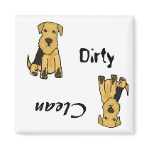 AP- Dirty Paws Dishwasher Magnet