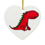 AP- Red and Green Dragon Cartoon Ornament