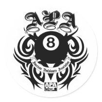 APA 8 Ball Gothic Design