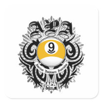 APA 9 Ball Gothic Design