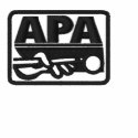 APA Logo - Black embroidered shirts