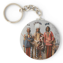 Apache Chiefs Garfield Ouche Te Foya 1899 Key Chain