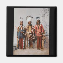 Apache Chiefs Garfield Ouche Te Foya 1899 Refrigerator Magnet
