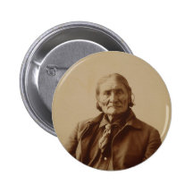 Apache Indian Leader Geronimo by Adolph F. Muhr Pins