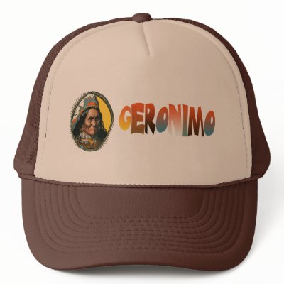 Apache leader Geronimo Mesh Hats by RichardBrowne