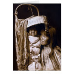Apache Woman with her Papoose Greeting Card