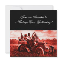 APACHES AND GERONIMO DRIVING A MOTOR CAR INVITATIONS