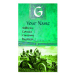 APACHES AND GERONIMO DRIVING A MOTOR CAR, Monogram Business Cards
