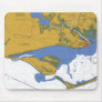 Apalachicola Bay Florida Nautical Chart Mouse Pad