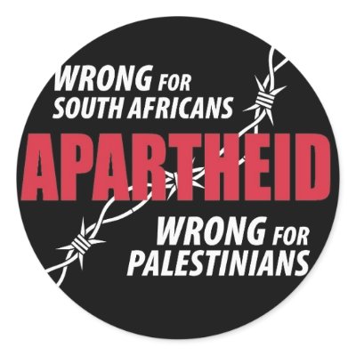Apartheid Sticker by End_the_Occupation