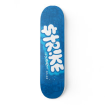 APDECK_CAMERON_Art_StrikeLogoBLUE Custom Skate Board