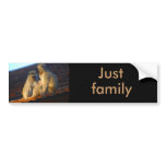 Apes family moments bumper sticker
