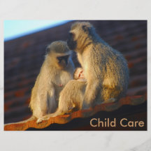 Apes family moments flyer design