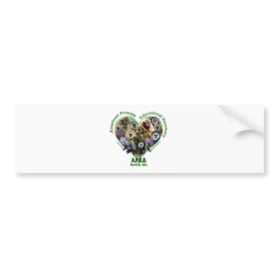 APES Goods for Good Bumper Stickers by PrimateEducation