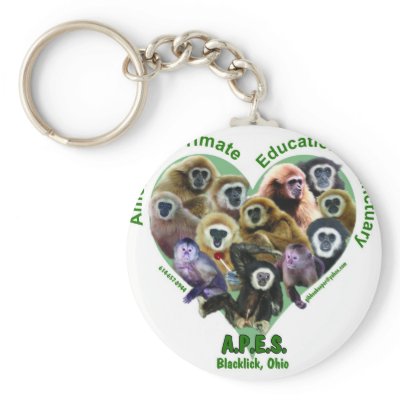 APES Goods for Good Key Chains by PrimateEducation
