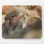 Apes hear no evil mousepad