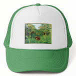 "Apes in the Orange Grove" by Henri Rousseau hats