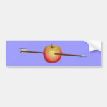 Apfel Pfeil Tell apple arrow Bumper Sticker