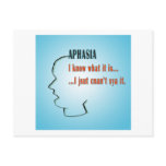 Aphasia Postcard