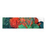 Aphelandra Tetragona Pink flowers Bumper Sticker