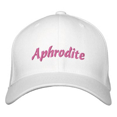 Aphrodite Hat Embroidered Baseball Cap by CreativeClassics