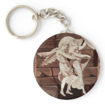 Aphrodite Leads Paris To A Duel With Menelaus By J Keychain