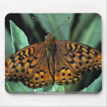Aphrodite on green leaves mouse pad