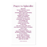 Aphrodite Prayer Card Business Card Templates